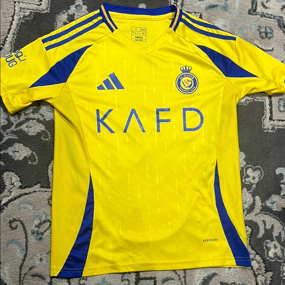 2024-2025 Al nasr adidas Ronaldo soccer jersy slim fit
